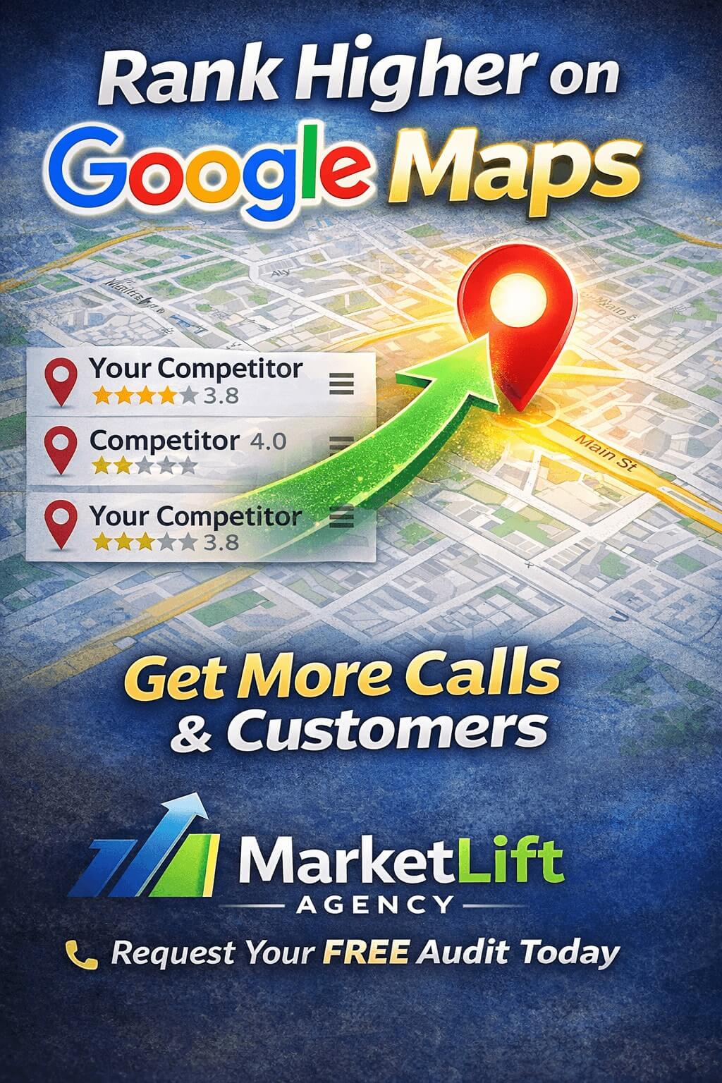 Google Maps ranking optimization by MarketLift Agency
