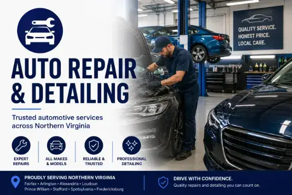 Auto repair and detailing services in Northern Virginia